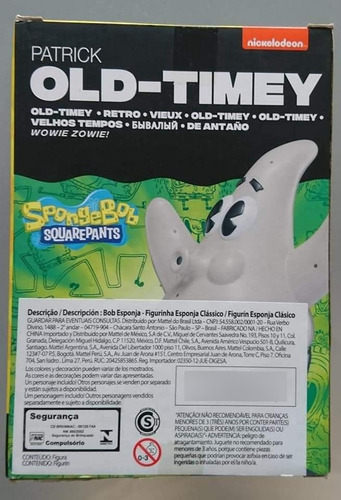 Figura De Patricio Retro, Nickelodeon