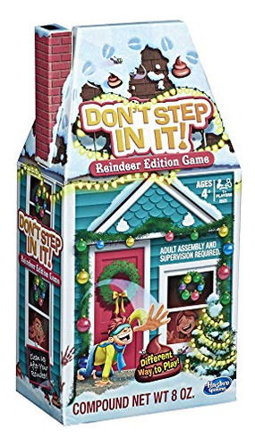 Juego Navideño Don't Step In It Reindeer Edition Para Niños