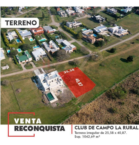 Imperdible Terreno Financiado En Club De Campo La Rural Reconquista