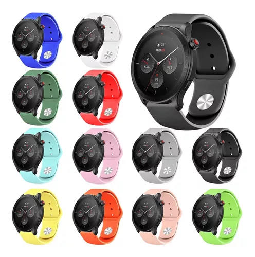 Correa Deportiva Lisa Premium Compatible Con Amazfit Gtr 4