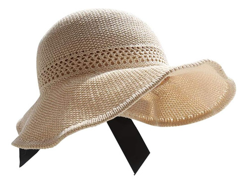 Sombrero De Paja De Playa De Verano Para Mujer, Sombrero De 