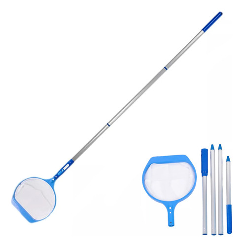 Kit De Limpieza De Piscinas, Red Para Quitar Hojas Con Barra