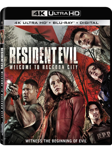 Blu Ray 4k Ultra Hd Resident Evil Welcome To Raccoon  