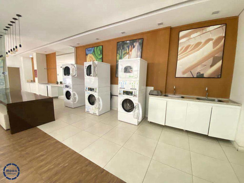 Imagem 22 de 30 de Cobertura Com 1 Dorm, Boqueirão, Santos - R$ 1.17 Mi, Cod: 21596 - V21596