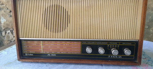 Radio Antigo Usado Fram Pl500 Funcionando (Usado)