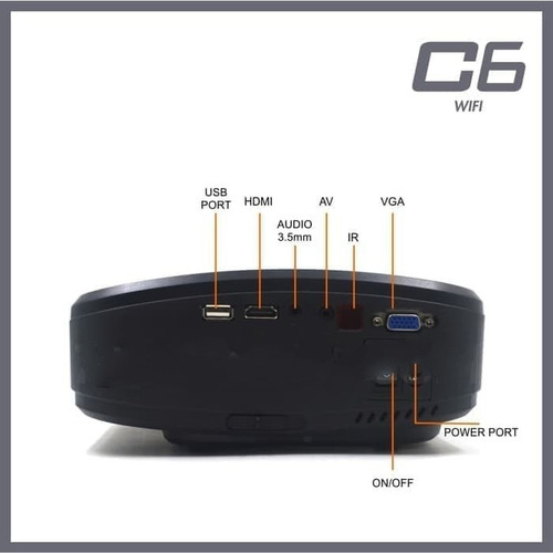 Mini Proyector Wifi C6, Ver Descripción.