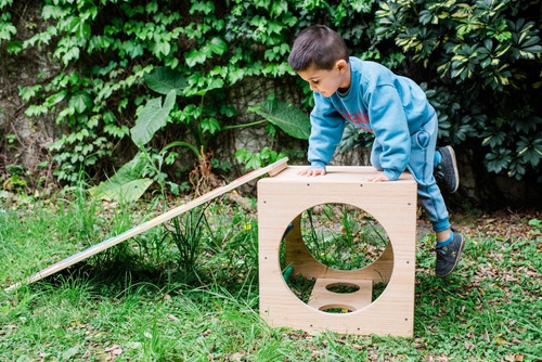 Cubo Pikler Con Rampa Montessori De Madera Oferta De Piodino