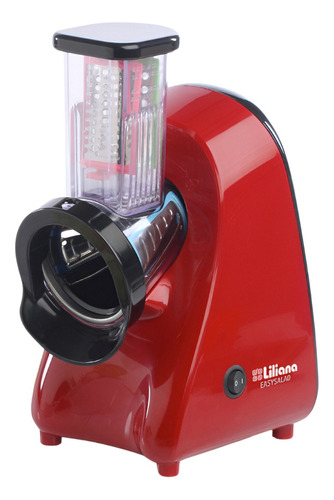 Multi Rallador Electrico Liliana 250w Cuchillas Dobles Rojo 