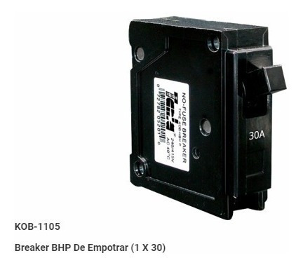 Breaker Empotrablle1 X 30 Amperios Tania Promocion