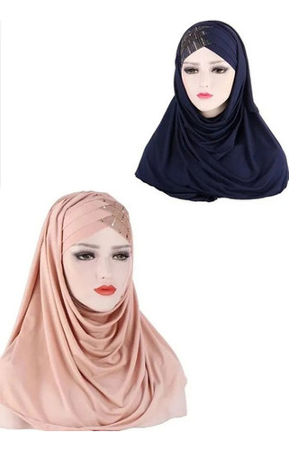 Mujer Árabe Gorro Hijab Minimalista Tumor Quimioterapia