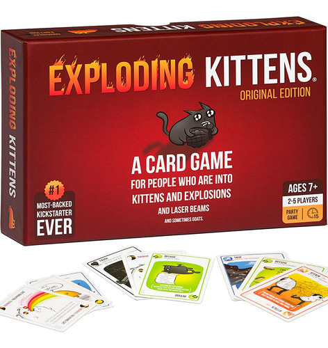 Exploding Kittens Original Edition - Divertidísimo Juego ...