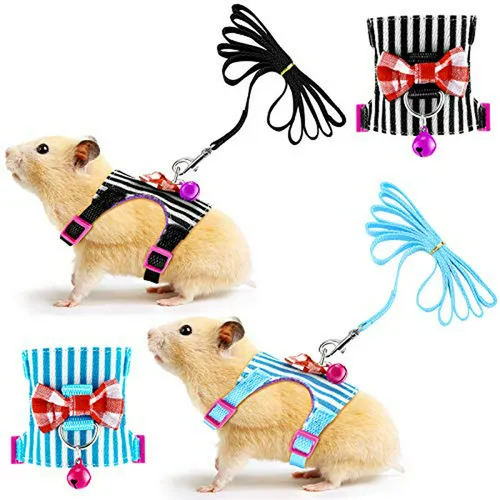 Conjunto De Arnés Y Correa Para Pasear Hamsters Y Cobayas, C