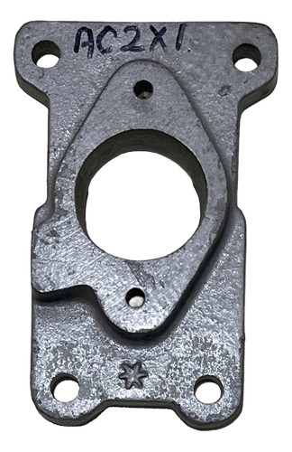 Adaptador De Carburador De Chevrolet 2 Bocas Para Una Boca