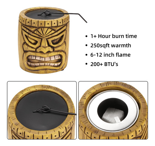 Hoguera De Mesa Etanol Cuenco Fuego Chimenea Jardín Bioetano