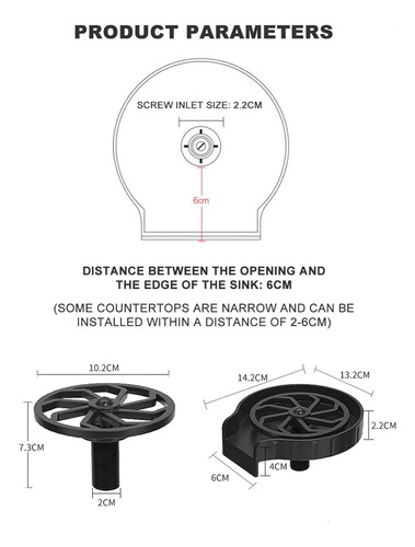 Enjuagador Automático De Vidrio Para Fregaderos Cocina Limpi