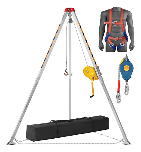 Vevor Kit De Trípode Para Espacios De 1,6 A 2,45 M 2500 Lbs