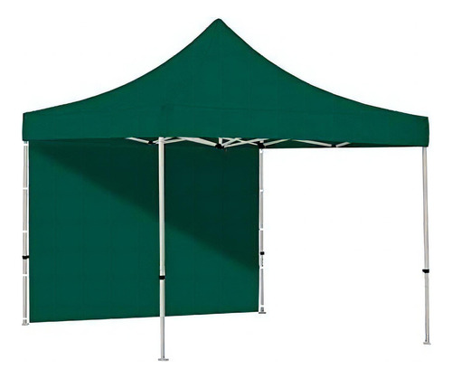 Pared Lateral Para Barraca Gazebo 3x1.96 Color Verde