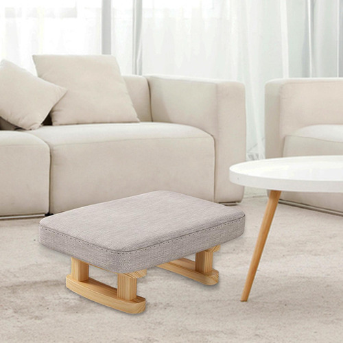 Aplicable A Taburete Acolchado Para Pies, Silla Rectangular