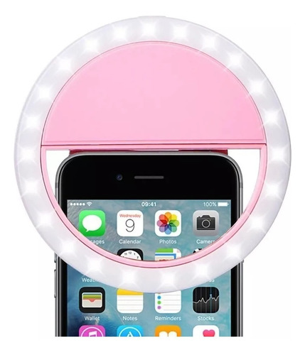 Selfie Ring Light Aro De Luz Led Recargable Usb
