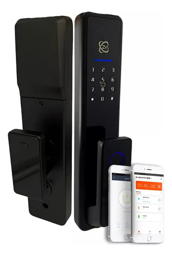 Fechadura Touch Smart Wifi Biométrica App Tuya Português Voz