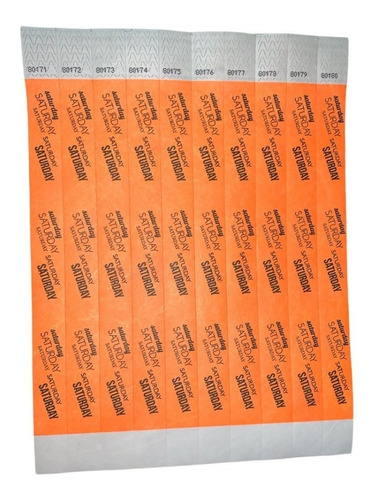 Imagen 4 de 8 de Mystery Box Manillas Tyvek Figuras ( 100 Unidades )