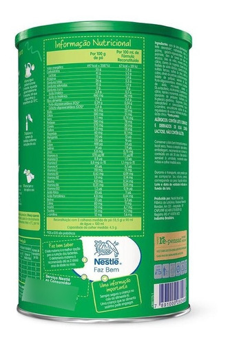 Fórmula Infantil Sem Glúten Nestlé Nestogeno 1 Lata 1.2kg