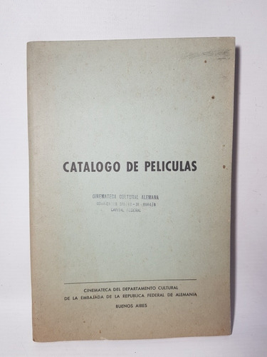 Antiguo Catálogo Películas Alemanas Castellano Rar Mag 58131