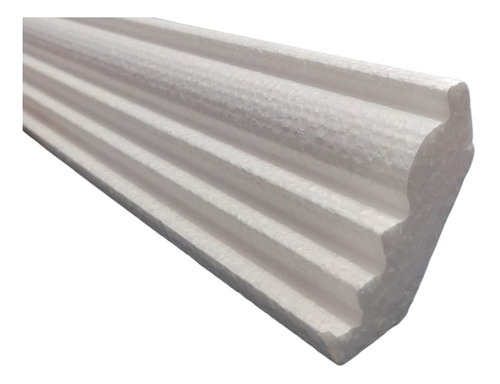 Moldura Teto Isopor Eps Sanca Roda Forro 12 Cm Kit 50 Mts