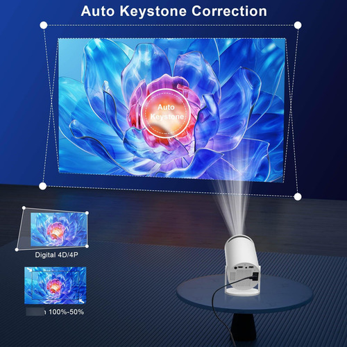 Proyector Inteligente 4k Wifi Bluetooth Android 11 Mini Hd