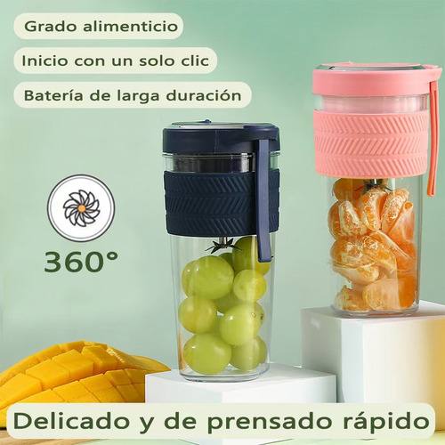 Mini Vaso Licuadora Procesadora Portatil Usb Recargable