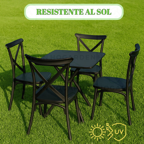 Pack 3 Sillas Para Eventos Crossback Comedor Fiesta Hogarden