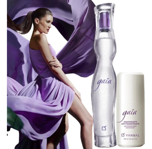 Gaïa Perfume Mujer 50ml, Roll On Regalos Yanbal Surquillo