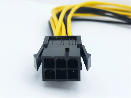 Imagem 2 de 5 de Adaptador Pci 6 Pinos P/2x 8 Pinos (6+2) Vga Vídeo Mineração