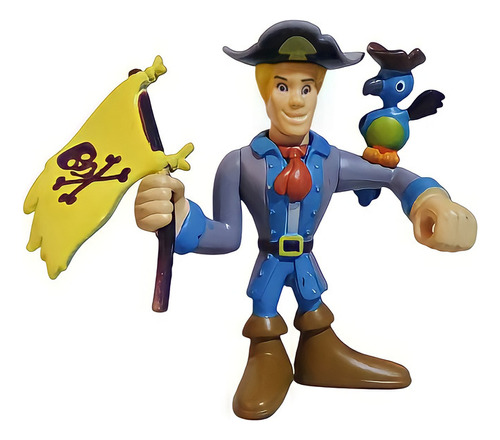 Figura Scooby Doo Shaggy Rogers Pirata 8cm Hanna Barbera