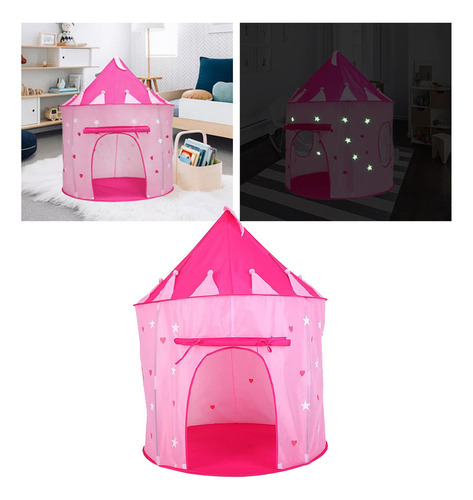 Dsv Casa Plegable Luminosa Castle Play Tent Para Niños Para