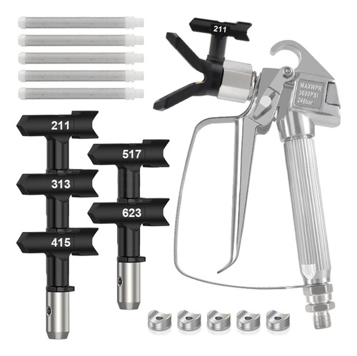 Kit De Rociador De Pintura Piezas De Pintura Suministros Con