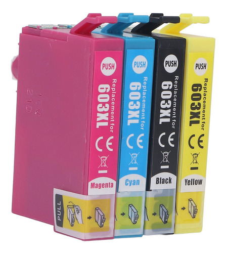 4 Cartuchos De Tinta De Color 603xlbk 603xlc 603xlm 603xly I