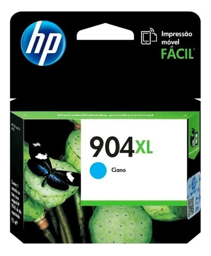 Cartucho HP HP 904xl cian T6m04al