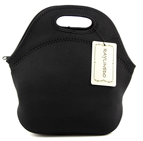 Raylinedo Precioso Neopreno Resuable Picnic Bolsa De Asas De