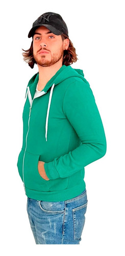 Imagen 3 de 9 de Canguro Malibu Friza Hombre Verde