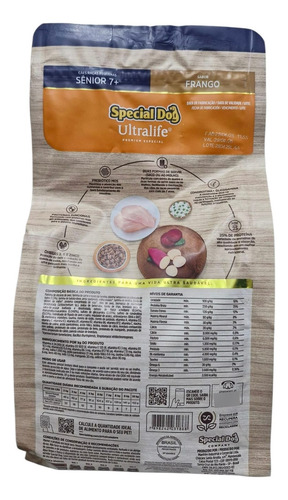 Special Dog Premium Especial Ultralife Cão Senior Frango 1k