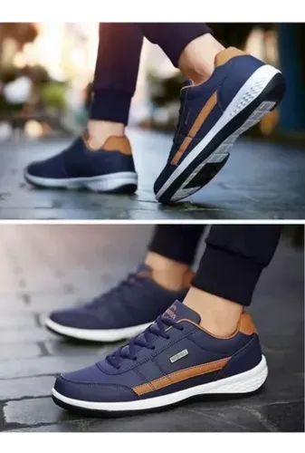 Zapatillas De Moda De Deporte Casual Con Cordones Para Hombr