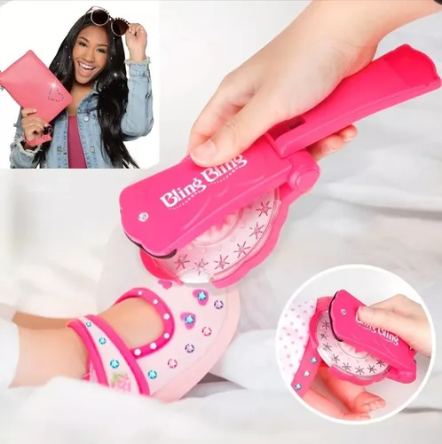 Kit para máquina encoladora de pelo con diamantes de imitación, accesorio para blogueros
