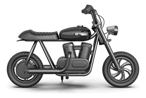 Moto Eléctrica Infantil Hyper Gogo Pioneer 12 Básica Color Negro