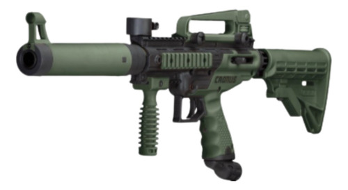 Marcadora mecánica de paintball semi-automático color verde oliva Tippmann Cronus Tactical calibre 9.5"