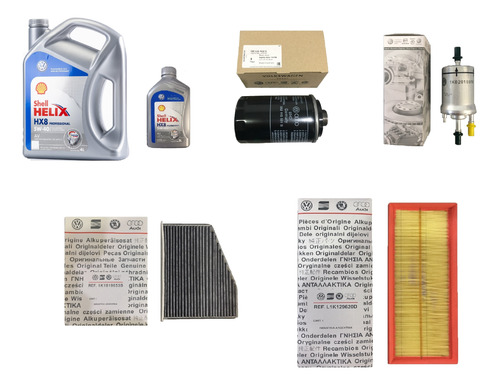 Kit Comple 4 Filtros + Aceite Volkswagen Vento 2.0 Motor Ccz