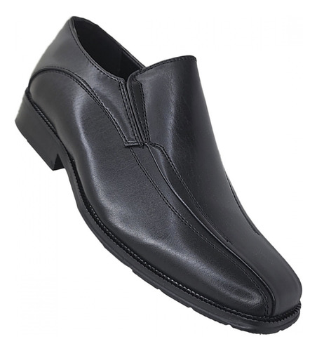 Zapato Formal De Vestir Sin Cordon Adolecentes 3217 Negro