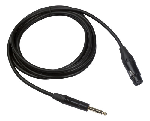 Cable De Audio Trs Plug 6.35mm A Xlr Hembra Balanceado 3 Mts
