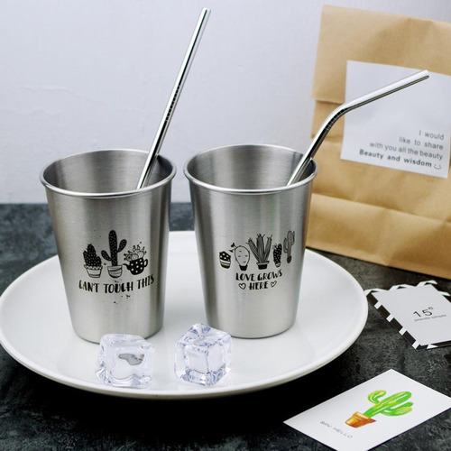 Vaso De Acero De 350 Ml / 500 Ml Vasos De Pinta Bebida 500ml