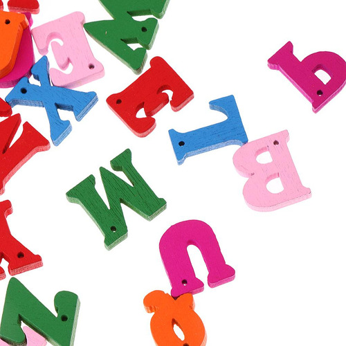 200pcs Juguetes Juegos Decorativos De Con Letras Mezcladas